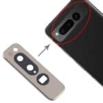 Cubierta de Lente de Cámara Trasera para Google Pixel Fold (Dorada) - Imagen 4