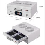 Caja de Curado UV TBK 605 100W Mini 48 LED con Pantalla y Superficie Curva Enchufe UE - Imagen 2
