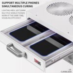 Caja de Curado UV TBK 605 100W Mini 48 LED con Pantalla y Superficie Curva Enchufe UE - Imagen 4