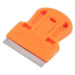 Removedor de Pegamento Raspador de Plástico Squeegee Sticker Cleaner (Naranja)