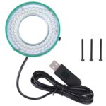 Lámde Anillo LED Ajustable Microscopio 2Uul con Fuente de Alimentación USB 5V