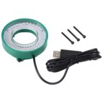 Lámde Anillo LED Ajustable Microscopio 2Uul con Fuente de Alimentación USB 5V - Imagen 2