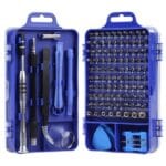 Kit de Herramientas de Reparación de Destornilladores con Mango de Metal 115 en 1