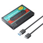 Caja de Disco Duro Móvil Orico 2580U3 2.5 Pulgadas USB 3.0 Nostálgico