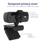Cámara Web C5 Full HD 4 Millones de Píxeles Enfoque Automático Rotación 360° USB con Micrófono - Imagen 4