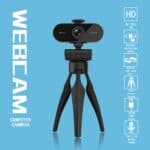 Cámara Web B1 4 Millones de Píxeles Resolución 2K HD 1080P Rotación 360 Grados Micrófono Trípode - Imagen 2
