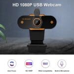 Webcam 312 1080P HD USB 2.0 para PC Desktop con Micrófono y Cable de 1.3 m Configuración Anti-Pío - Imagen 3