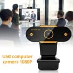 Webcam 312 1080P HD USB 2.0 para PC Desktop con Micrófono y Cable de 1.3 m Configuración Anti-Pío - Imagen 4