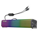 Altavoz Cableado para PC Q9 10W USB con Sonido Surround y Luz RGB