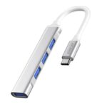 Hub USB 3.0 Enkay Hat-Prince Enk-At114 4 Puertos Splitter Multi-Ports Expansion Adapter Tipo-C