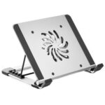 Soporte de soporte de ventilador de portátil portátil plegable de aluminio ajustable P3