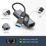 Adaptador Gigabit Ethernet Wavlink Nwu330Gca Tipo C a Tarjeta de Red 2,5 RJ45 LAN USB 3.0 - Imagen 2