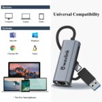 Adaptador Gigabit Ethernet Wavlink Nwu330Gca Tipo C a Tarjeta de Red 2,5 RJ45 LAN USB 3.0 - Imagen 4