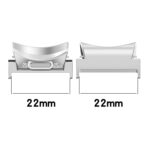 Conector de Banda de Reloj para Samsung Galaxy Watch 5 / 5 Pro Estilo Botón - Imagen 3