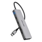Hub de Transferencia de Datos Wavlink WL-UHP3411 Adaptador 4 en 1 Tipo C a 4 USB-C 3.2 Gen2 10G