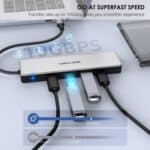 Hub de Transferencia de Datos Wavlink WL-UHP3411 Adaptador 4 en 1 Tipo C a 4 USB-C 3.2 Gen2 10G - Imagen 4
