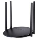 Repetidor Inalámbrico Banda Dual Wavlink Wn530G3 con 4 Antenas Plegables 5 dBi CA 1200 Enchufe UE