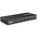 Estación de Acoplamiento para Computadora Portátil Wavlink UG69PD25 Pro con Carga PD 100W y Triple Pantalla 4K (Enchufe UE)