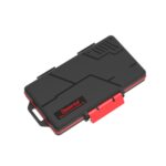 Caja de Almacenamiento Multifunción a Prueba de Agua y Polvo para Tarjetas de Memoria SD/TF/Xqd/Cf/Sim (Negra y Roja)
