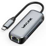 Convertidor de Red con Cable 5 Gbps Wavlink Nwu340G Adaptador USB-C a Ethernet Gigabit RJ45