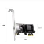 Tarjeta NIC de Escritorio Realtek RT8126 Gigabit 5G PCIe x1 Compatible con ROS y ESXi Arranque PXE sin Disco - Imagen 2