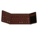 Teclado Inalámbrico Portátil B077T Plegable con Bluetooth y Panel Táctil - Imagen 2