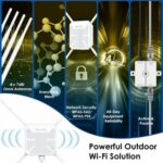 Repetidor AP WAVLINK WN588HA2, amplificador de señal WiFi, extensor WiFi de doble banda AC1200, enchufe: UE - Imagen 2