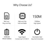 Router WiFi móvil 4G portátil MF800B-E, versión euroasiática, punto de acceso inalámbrico de 150 Mbps - Imagen 3