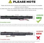 Batería para Acer Aspire E5-575G/E5-475G/E5-523G/E5-553G AS16A5K 2200mAh - Imagen 3