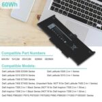 Batería para Dell Latitude 5300, 5310, 7300 y 7400 MXV9V 7600mAh - Imagen 2
