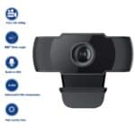 Sensor CMOS Cámara Webcam USB 1080P HD con Micrófono para Computadoras Portátiles PC - Imagen 2