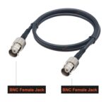 Cable Adaptador Coaxial BNC Hembra a BNC Hembra RG58, 3 Metros - Imagen 2