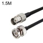 Cable Adaptador Coaxial BNC Hembra a BNC Macho RG58, Longitud 1,5 m