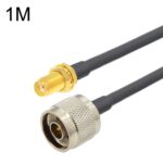 Cable Adaptador Coaxial SMA Hembra a N Macho RG58 Longitud del Cable 1 m