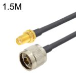 Cable Adaptador Coaxial SMA Hembra a N Macho RG58, Longitud del Cable 1,5 m