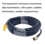 Cable Adaptador Coaxial SMA Hembra a N Macho RG58 Longitud 3 Metros - Imagen 4