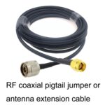Cable Adaptador Coaxial Rp-Sma Macho a N Macho Rg58 Longitud 10 Metros - Imagen 3