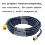 Cable Adaptador Coaxial Rp-Sma Macho a N Macho Rg58 Longitud 10 Metros - Imagen 4