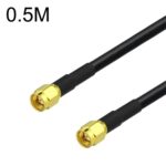 Cable Adaptador Coaxial SMA Macho a SMA Macho RG58, Longitud 0,5 m