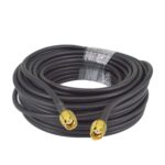 Cable Adaptador Coaxial Rp-Sma Macho a Rp-Sma Macho Rg58, Longitud 1,5 m - Imagen 2