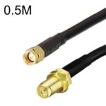 Cable Adaptador Coaxial SMA Macho a RP-SMA Hembra RG58, Longitud 0,5 m
