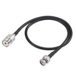 Cable Adaptador Coaxial BNC Macho a UHF Hembra RG58, Longitud 1 Metro - Imagen 2