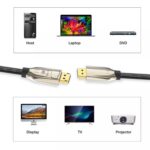 Cable Interfaz DP 1.4 1M Chapado en Oro 8K Pantalla Alta Definición Cable de Computadora - Imagen 3