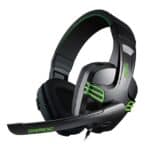 Auriculares con Cable 3,5 mm Salar Kx101 Estéreo para Juegos con Micrófono para PC (Negro)