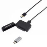 Cable Adaptador Disco Duro Externo Olmaster Easy Drive Convertidor USB3.0 a Sata Tipo C 2.5 Pulgadas