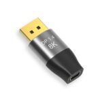 Adaptador de Conversión HD Bidireccional DP1.4 8K DP Macho a Mini DP Hembra