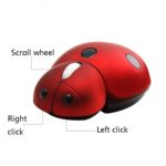 Ratón Inalámbrico cm0184 3000 Dpi 3-Keys Mini Ladybug 2.4G Mouse Personalizado (Rojo) - Imagen 4
