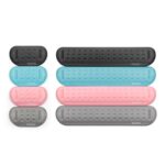 Almohadilla de Pulsera Baona Memoria de Silicona Masaje Teclado Mouse Pad Estilo Teclado Medio (Negro) - Imagen 2