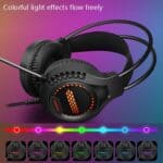 Auriculares de Computadora Smailwolf AK3 con Cable USB Single-Plug y Luz Luminosa - Imagen 3