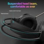 Auriculares de Computadora Smailwolf AK3 con Cable USB Single-Plug y Luz Luminosa - Imagen 4